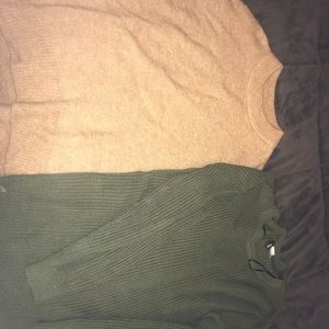 2 winter sweaters . H&M